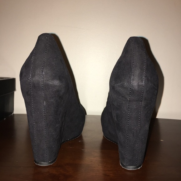 MIA Ivette Wedges - Black - WORN ONCE - Picture 6 of 8